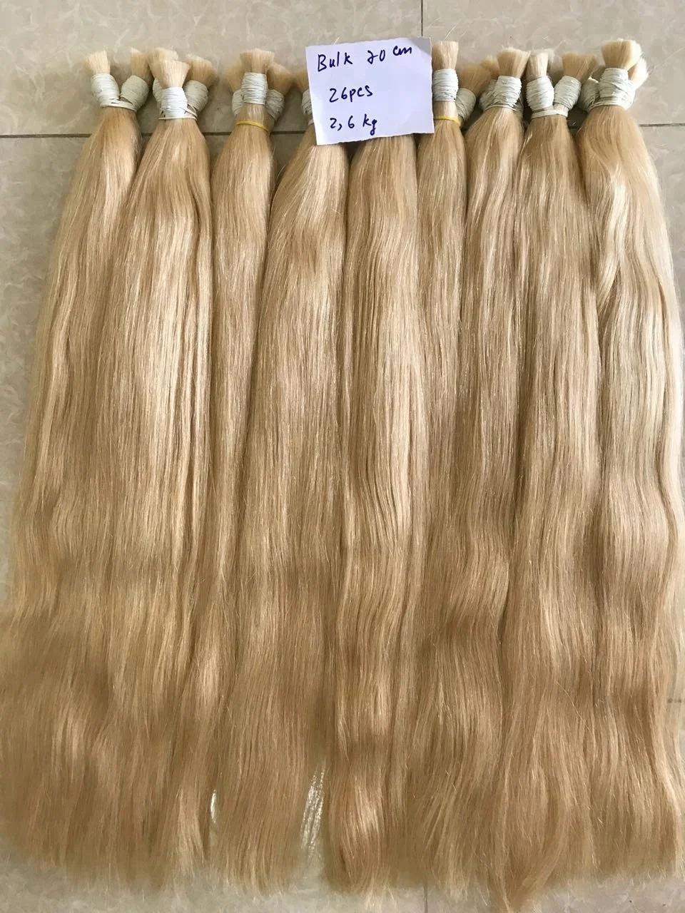 100% Human hair, hair extension, high quality color hair from Vietnam beach wave hair