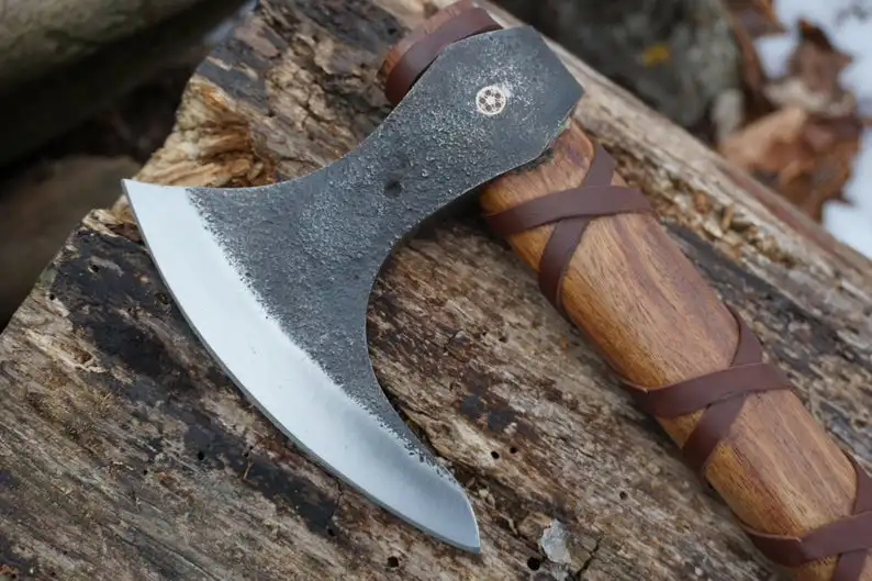 
HANDMADE 5160 STEEL VIKING AXE TOMAHAWK FOR VIKING FUNCTIONAL AXE V-0001 