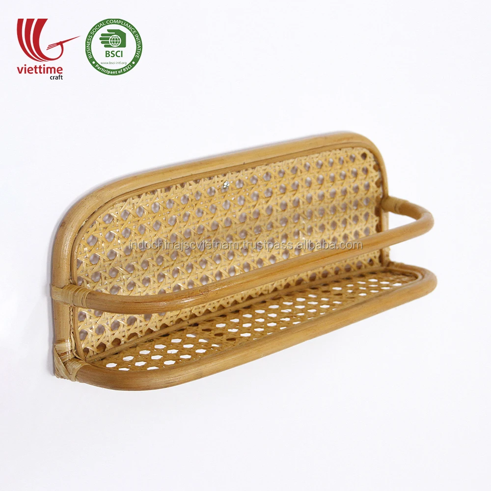 Rattan Wall Shelf Wholesale Made in Vietnam