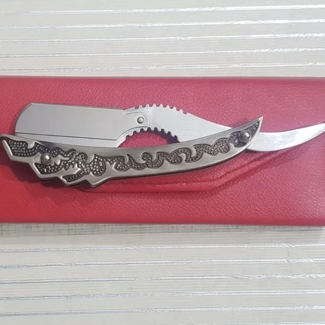 New Fancy Straight Razors With Red Bag Razor Hotel Bamboo Wholesale