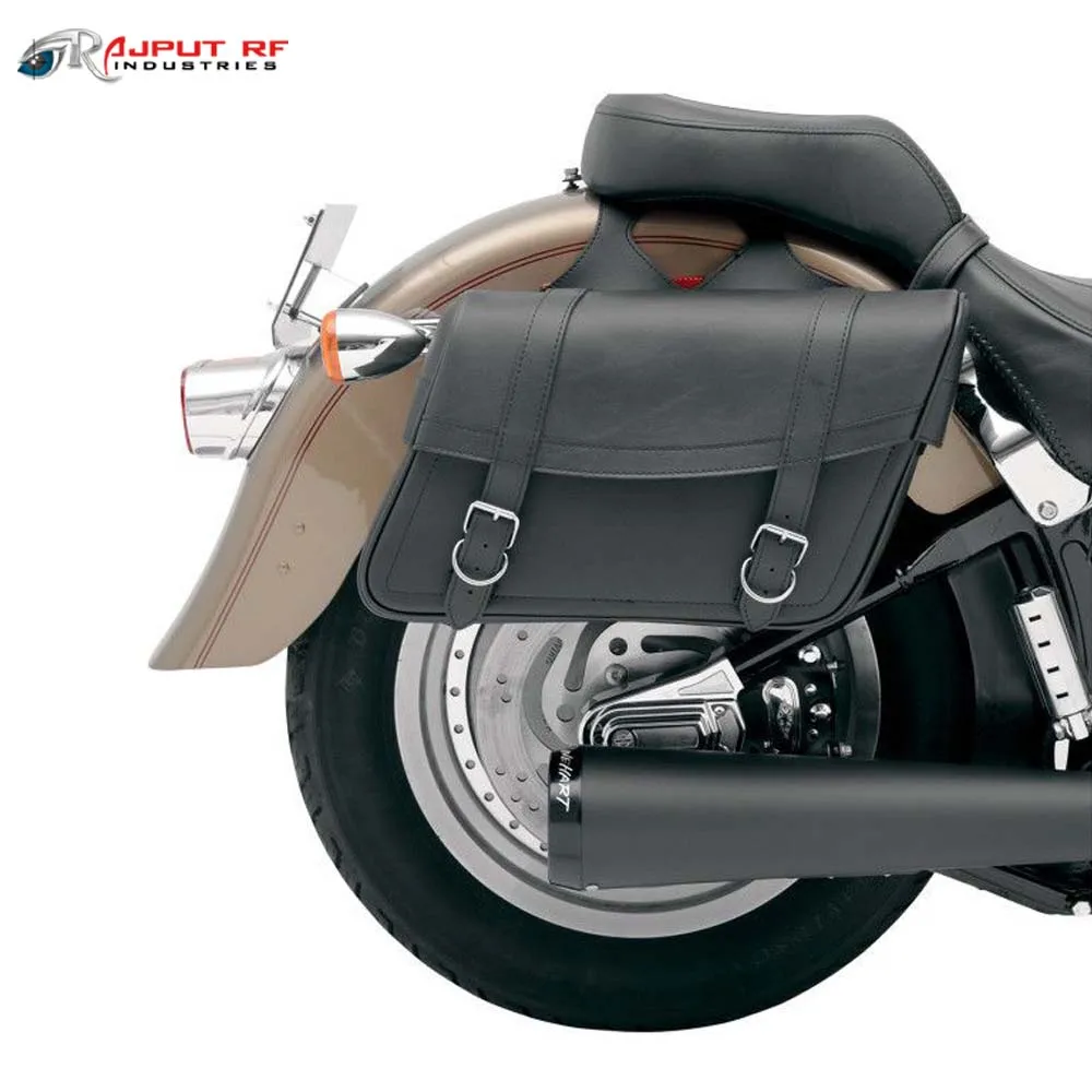 Motorcycle Leather Saddle bags/Bicycle leather Saddle Bags/Saddle bags for Motorbike
