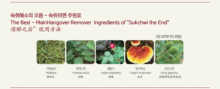 
Sukchi the End - Hangover Cure Enzyme Solution 