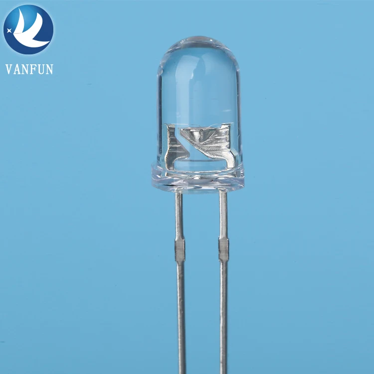 Wanfeng brand high lumens low power consumption multi-color flashing led 2 pin 3mm 5mm rgb led diode