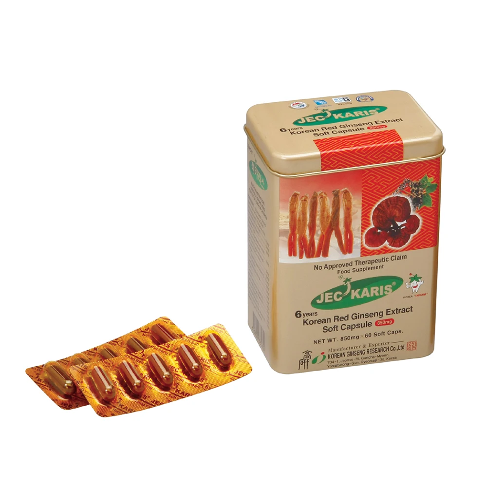 JECKARIS_The Most Popular Food Supplement (Korean Red Ginseng Extract Capsule)