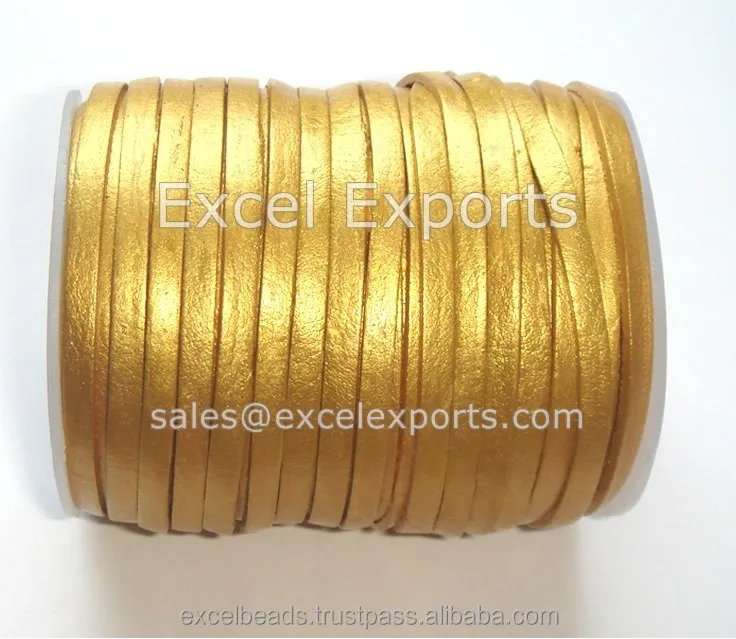 Leather Cords for Jewelry Making Gold Black Blue White Pink Purple Glass Beads Loose Beads Sizes 1mm 2mm 3mm 4mm 8mm