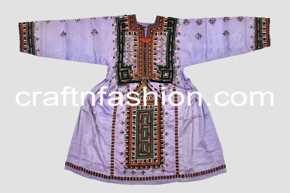 Женское вышитое традиционное платье Kuchi-платье Kuchi с ручной вышивкой-традиционное платье Kuchi