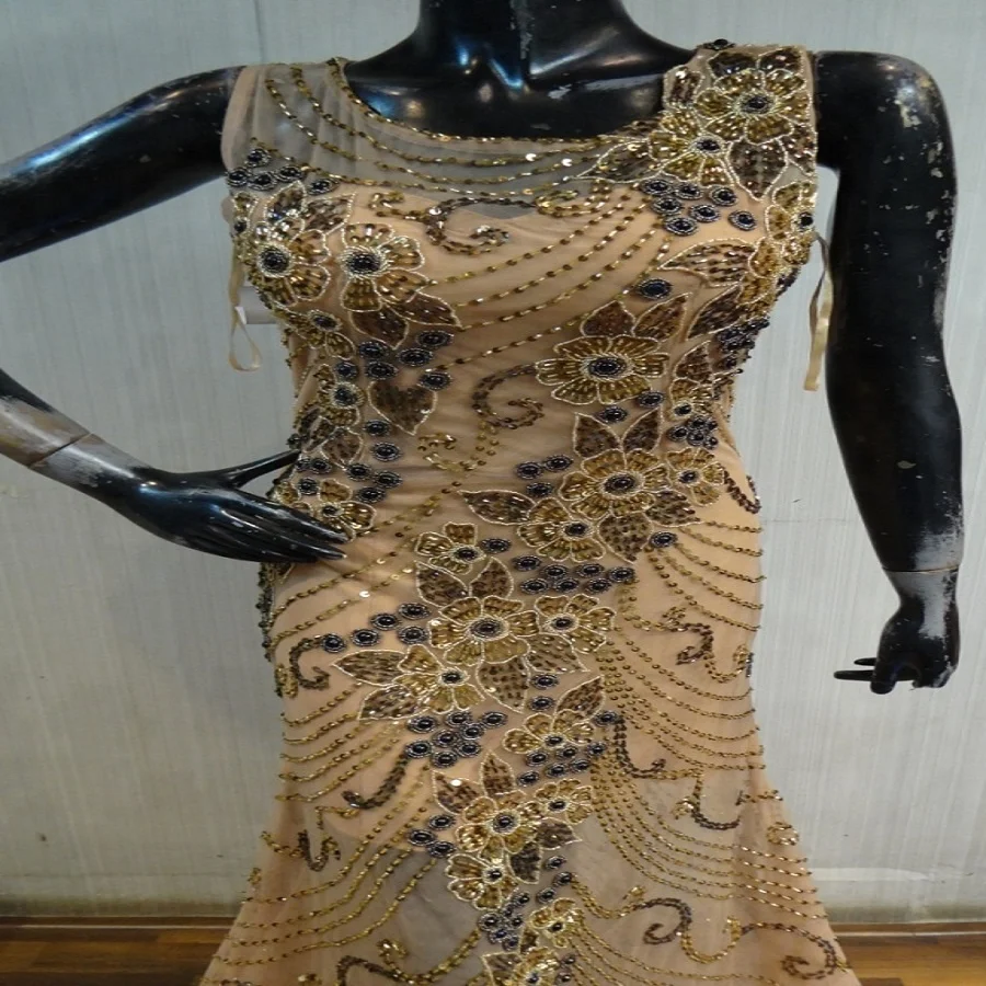 Новейший дизайн официальное красное вельветовое вечернее платье с длинным рукавом и