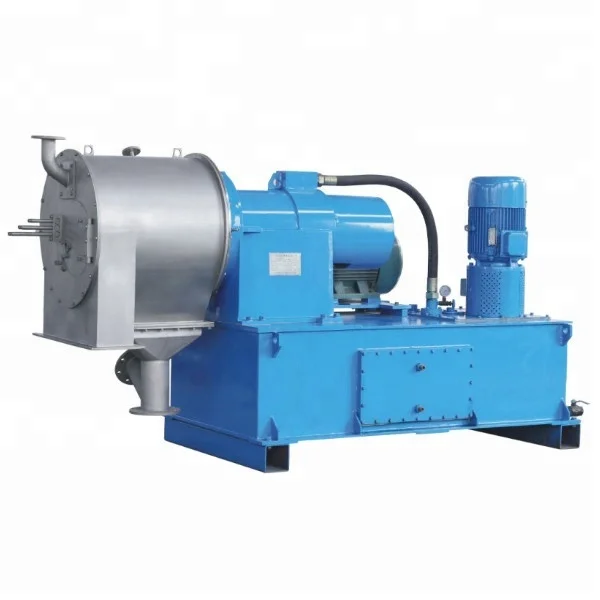 Continuous 500mm Diameter Basket 316L Pusher Type Salt Centrifuge