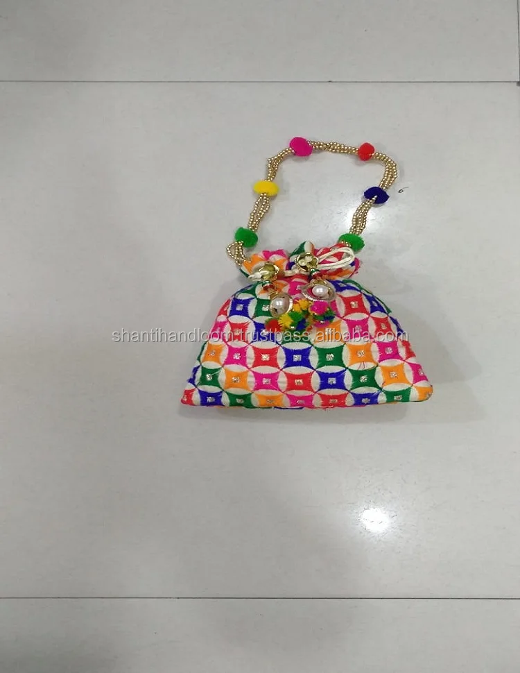 BANJARA TRIBAL MIRROR WORK POTLI BAG