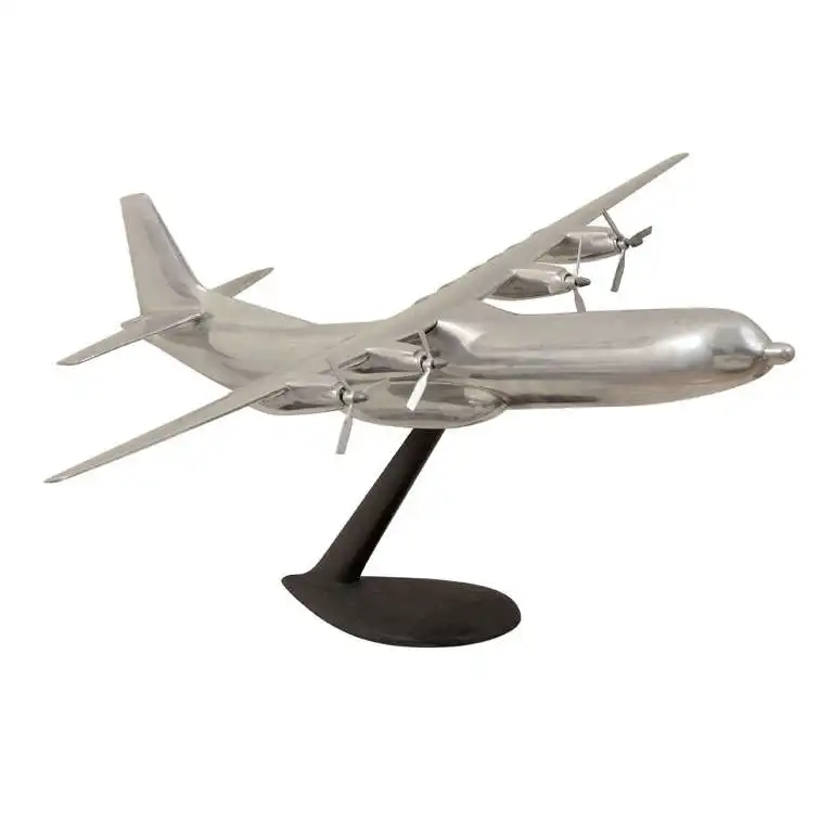 Aeroplane Metal airline airplane sculpture 3d models as office table decoration