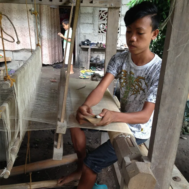 Sinamay abaca sinamay philippine manila fiber made abaca cloth used for hat or flower making material nature sinamay