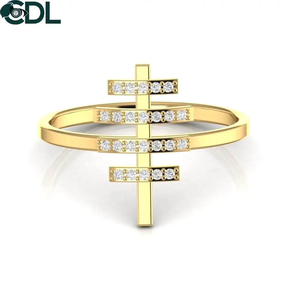 Hobo Symbol Real Diamond Ring 18kt Yellow White Rose Gold 1.81 Grams Fine Jewelry For Women