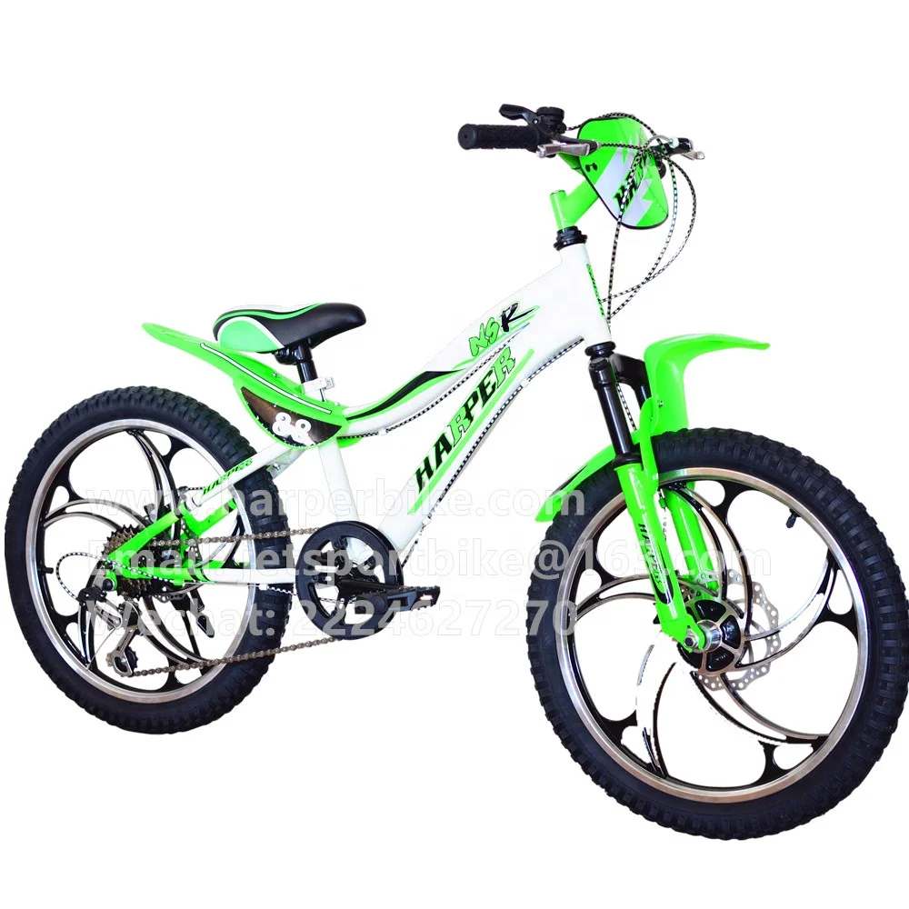 Unique design kids mountain bike children bicycle like motorcycle with one-pieced wheels