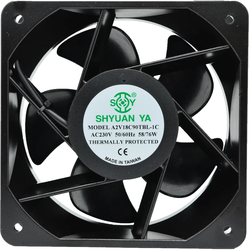 180x90mm High Speed Exhaust Wall Fan Motor