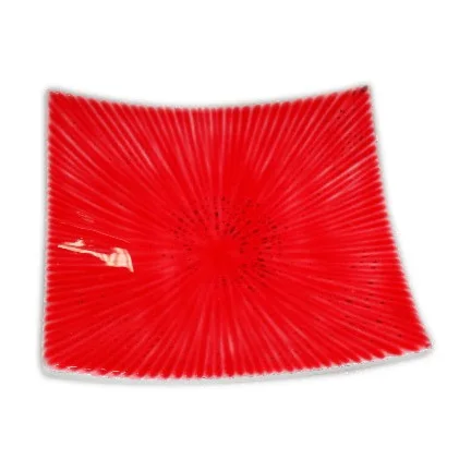 Popular Design Shinny  Silver Serving Tray with Wooden Handle