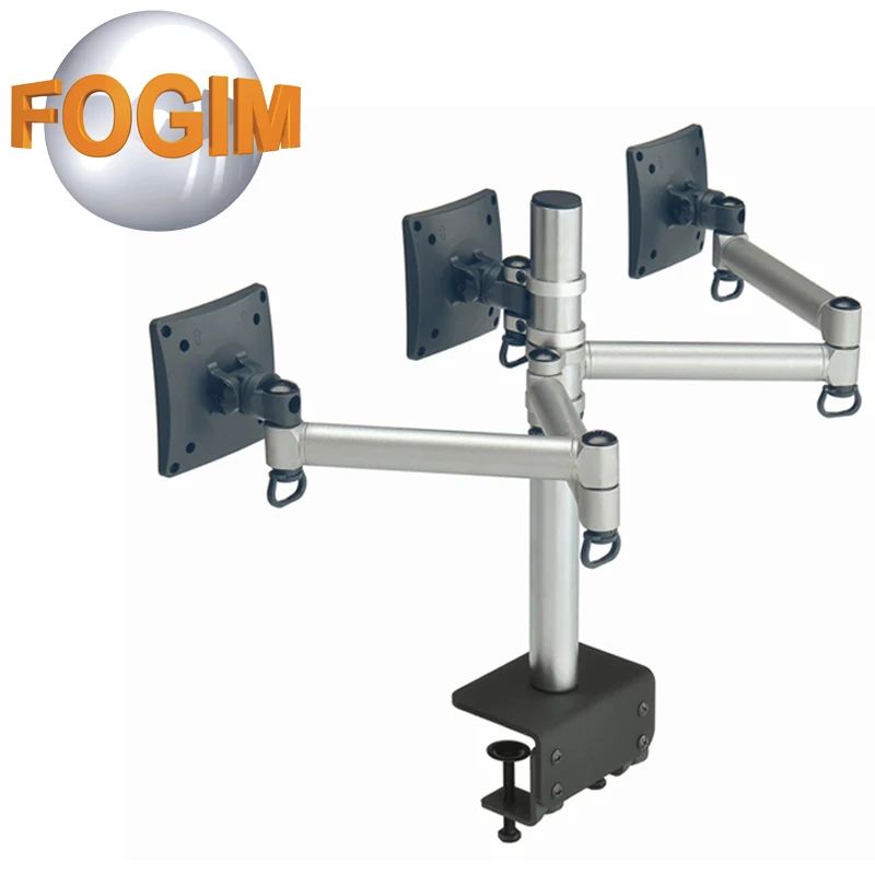 Многоэкранный Тройной ЖК-монитор стойка Три горизонтальных 3 экрана панель устойчивая настольная подставка