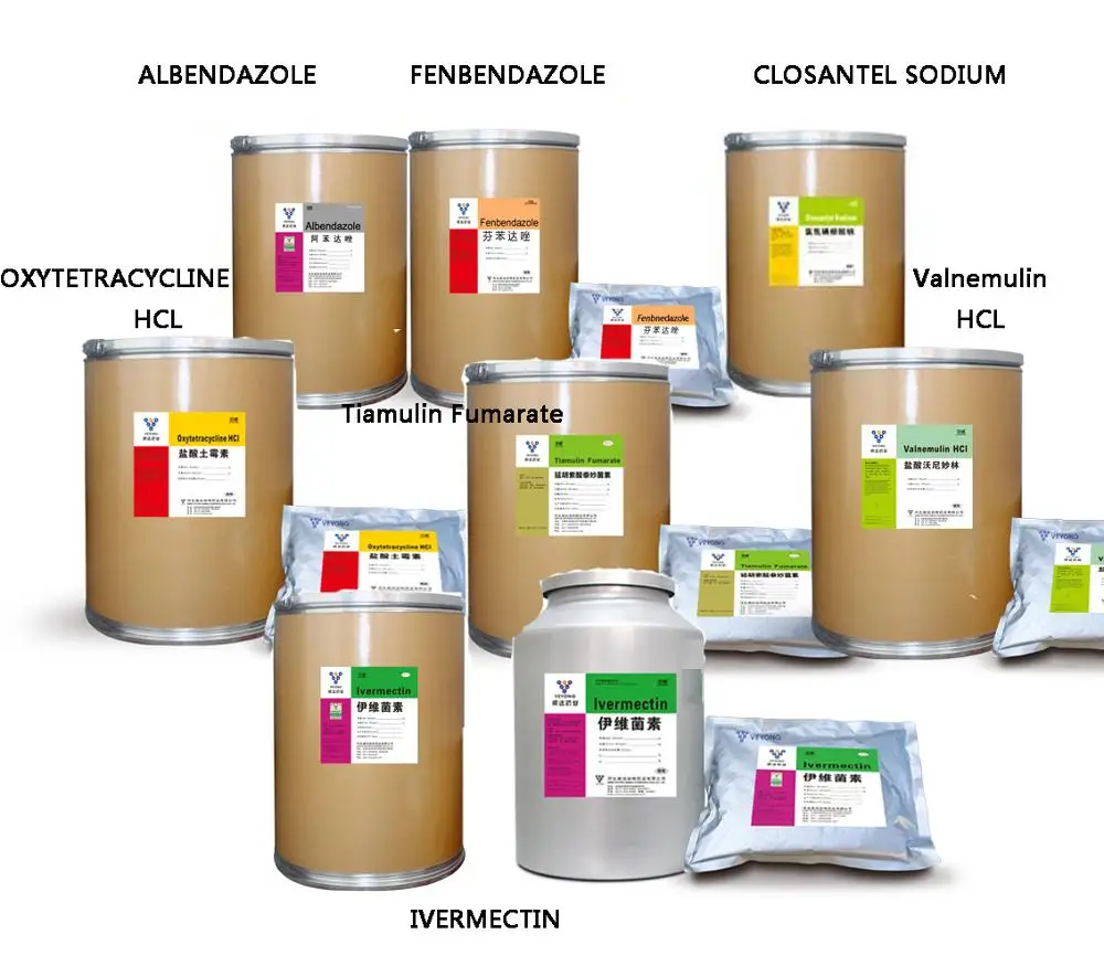 
GMP Manufacturer of Veterinary Medicine Powder Animal Pharmaceuticals 3 Years Healthcare Products by Sea or Air Ivermectin API 