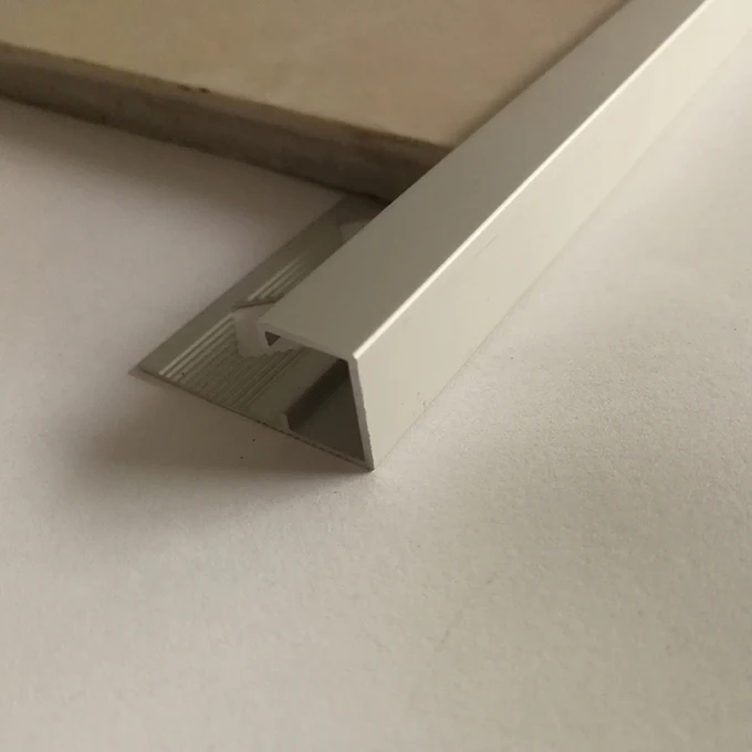 Decorative Metal Bullnose Profile Wall Ceramic Tile Outside Corner Edge Aluminium Tile Trim