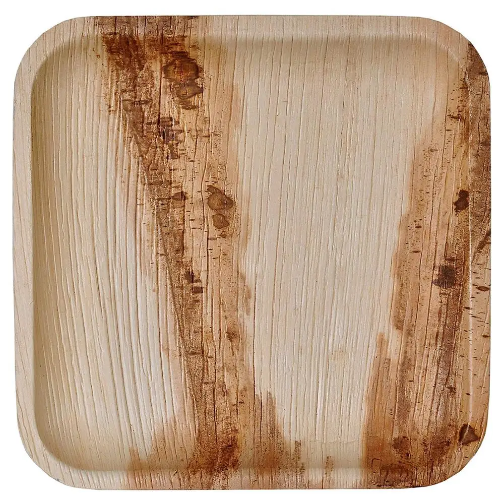 
Food safety resumable biodegradable palm leaf plates from india 