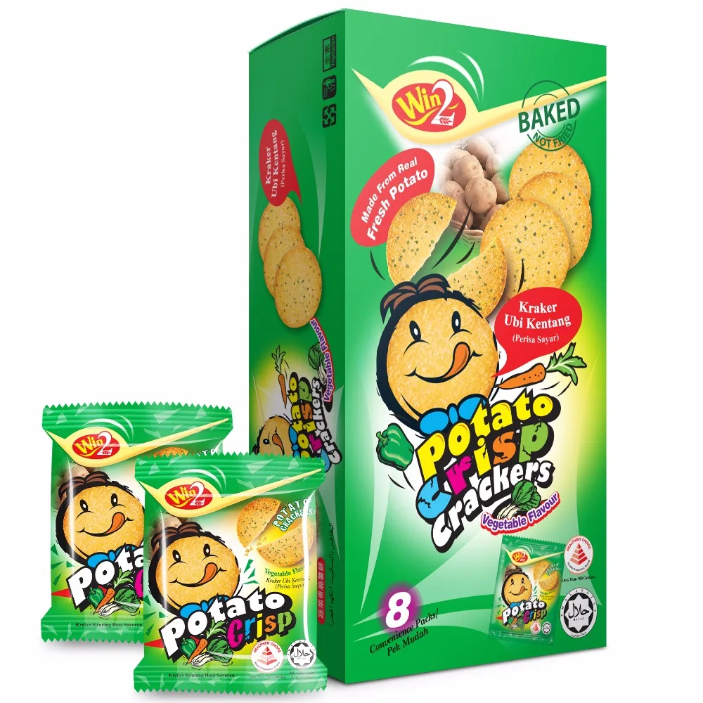
Win2 Boxed Delicious Potato Crisp Cracker Vegetable Flavour 160g  (50037983301)
