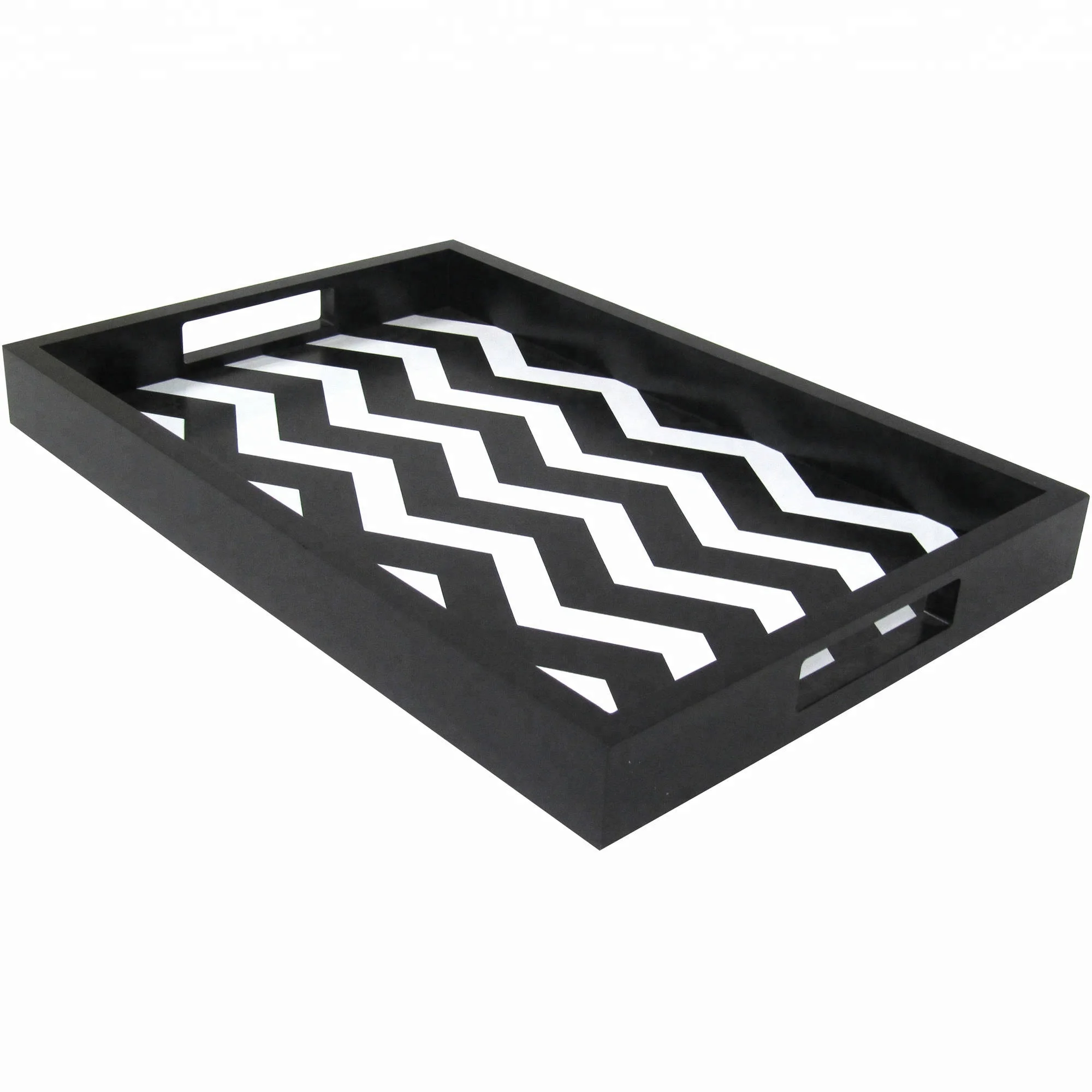 High Quality Bone Inlay Serving Tray For Kitchenware And Tabletop Restaurant Wood Bone Inlay Wooden Decorative Serving Tray