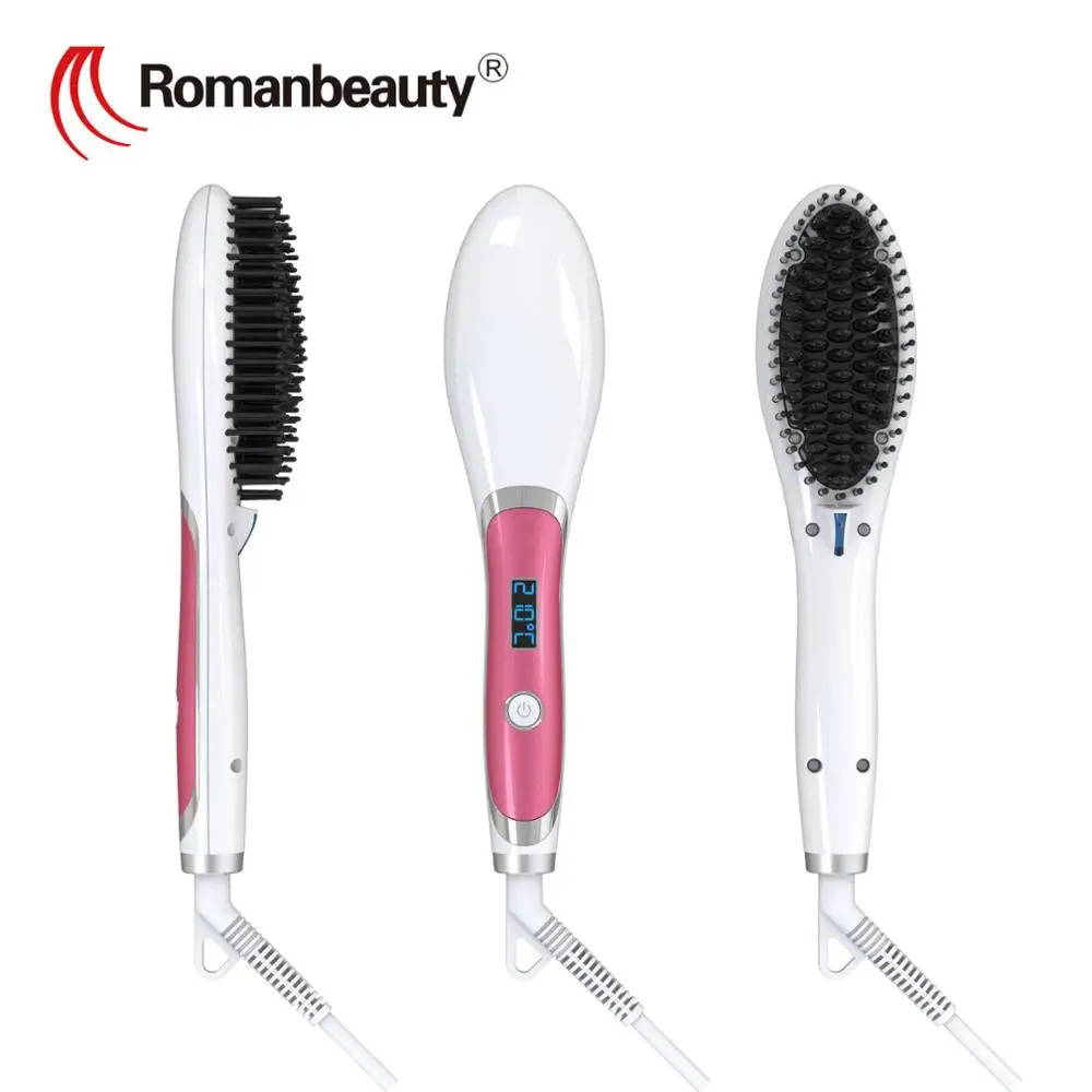 Hot brush RM-67 ceramic hair straightening brush