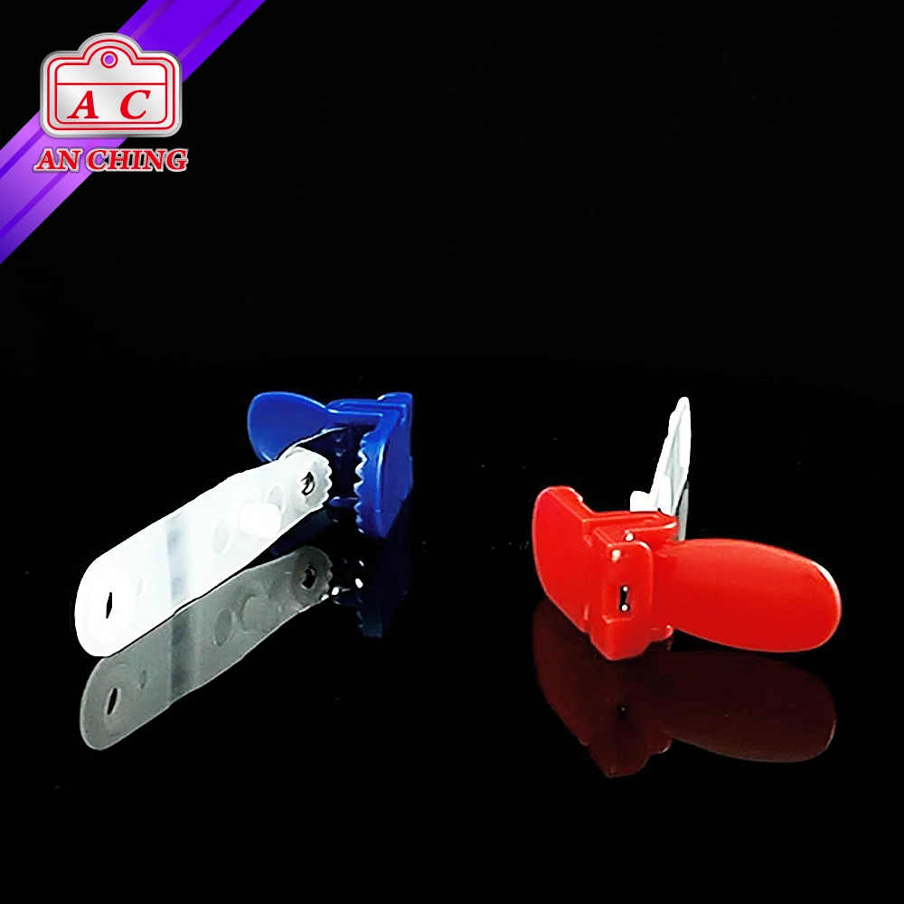 Color Plastic ID Name Badge Holder Suspender Clip