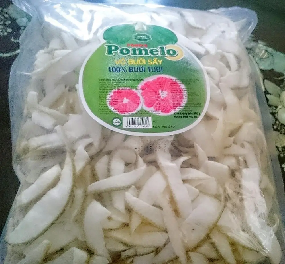 Dried Shell of Grapefruit, Pomelo Dehydrated Pomelo Peel Non Preservative Low Sugar