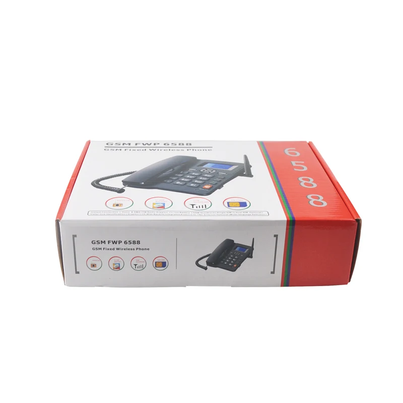 low price !! dual sim card slot desk GSM Fixed landline phone