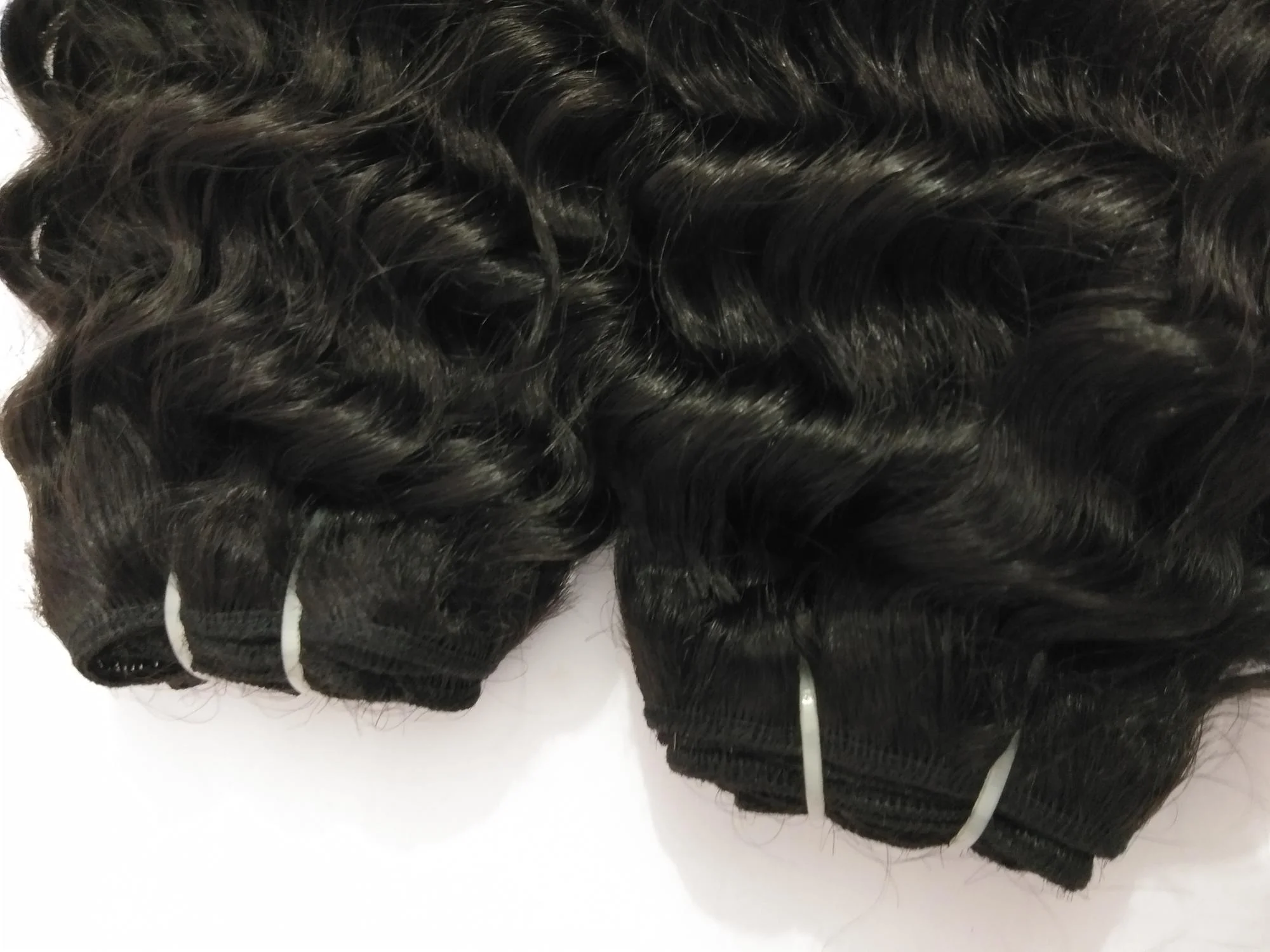 High Quality  Indian Hair Weaving One Pack For Head  Indian human hair extensions Temple Indian Hair