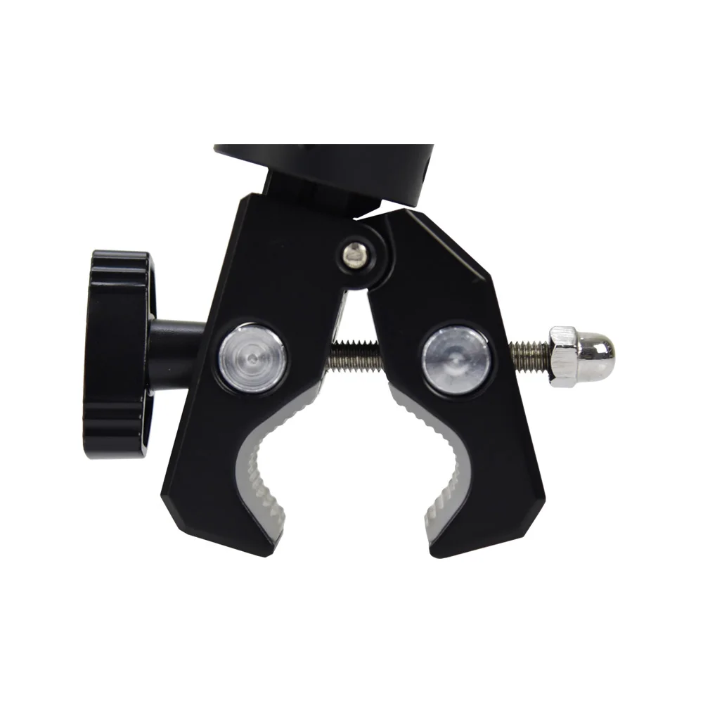 Motorcycle bicycle handlebar clamp mobile phone holder