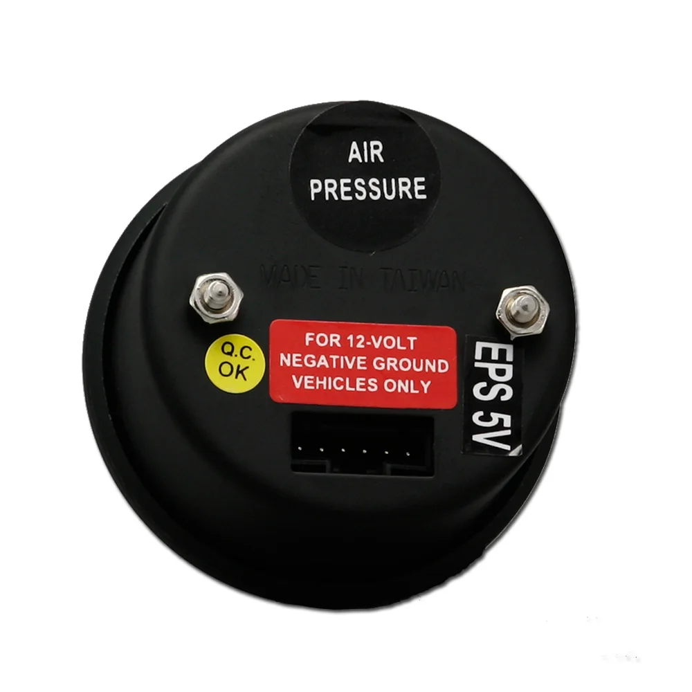 52mm digital air pressure gauge suspension airride system Included Electrical Pressure Sensors