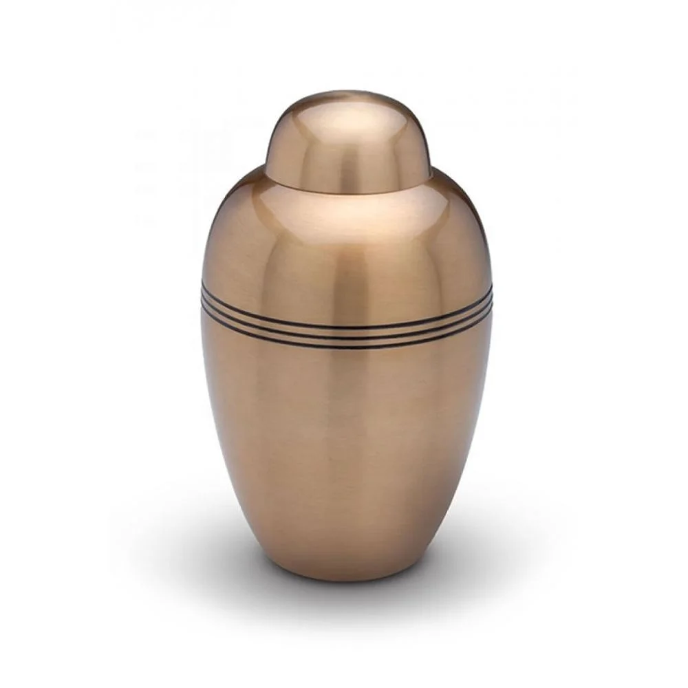 ADULT METAL ROSE GOLD CREMATION URN