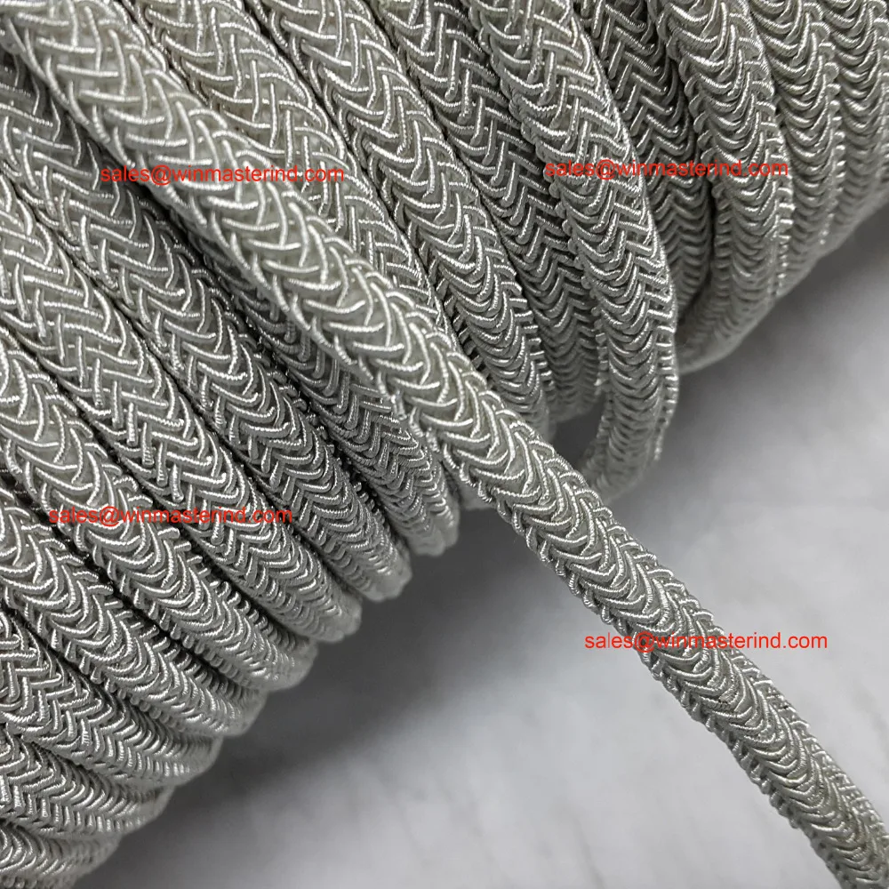 Oval Braided Trim Cord | In stock Polypropylene rope drawing braided rope knitted cord