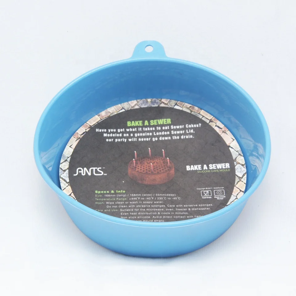 High quality silicone sewer shape cake mould