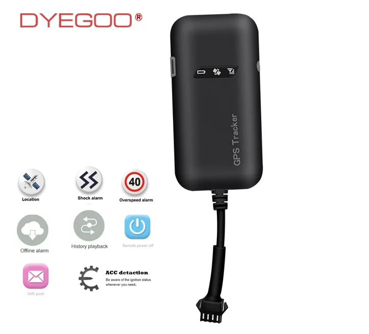 DYEGOO Mini  tracking device rohs  Tracking Software APP Stop Engine car motorbike gps vehicle tracker
