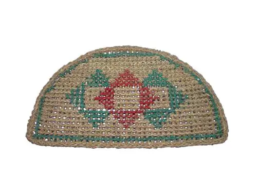 Popular Products Vietnam Handmade Home Decor Floor Seagrass Mat Colorful Design 2018