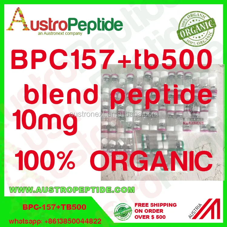 
Bpc-157 Body Protection Compound-157 peptide with high purity BPC 157 5mg bpc157 10mg tb500 