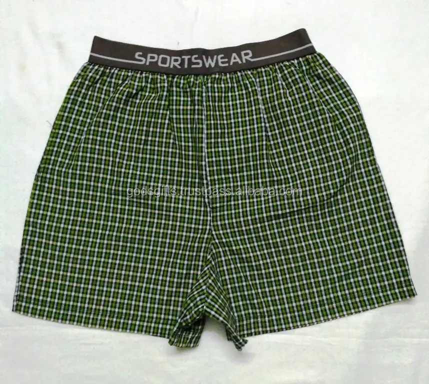 men boxer shorts oem cheap Wholesale mens boxer underwear Woven Plaid boxer shorts Wholesale cotton men woven shorts comfortable