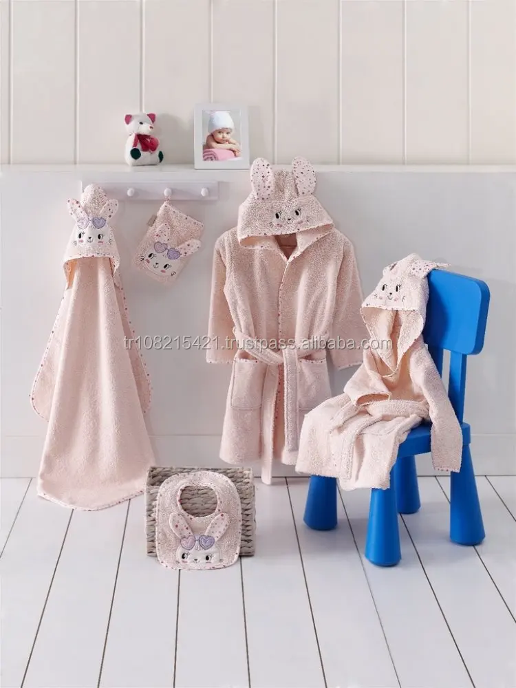 
Cotton Terry Baby Bathrobes 