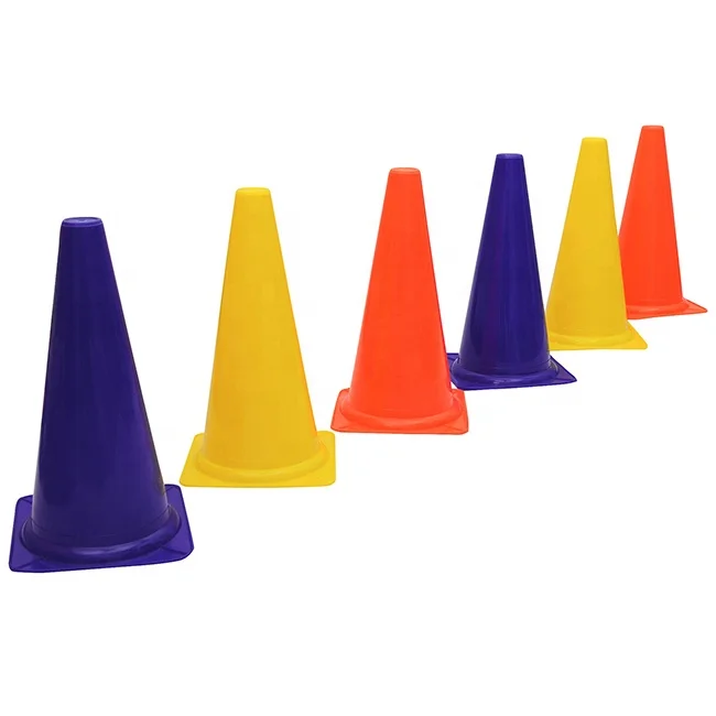 Высокое качество ПВХ гибкости маркер конусов для тренировок по футболу на открытом воздухе оптовой цене