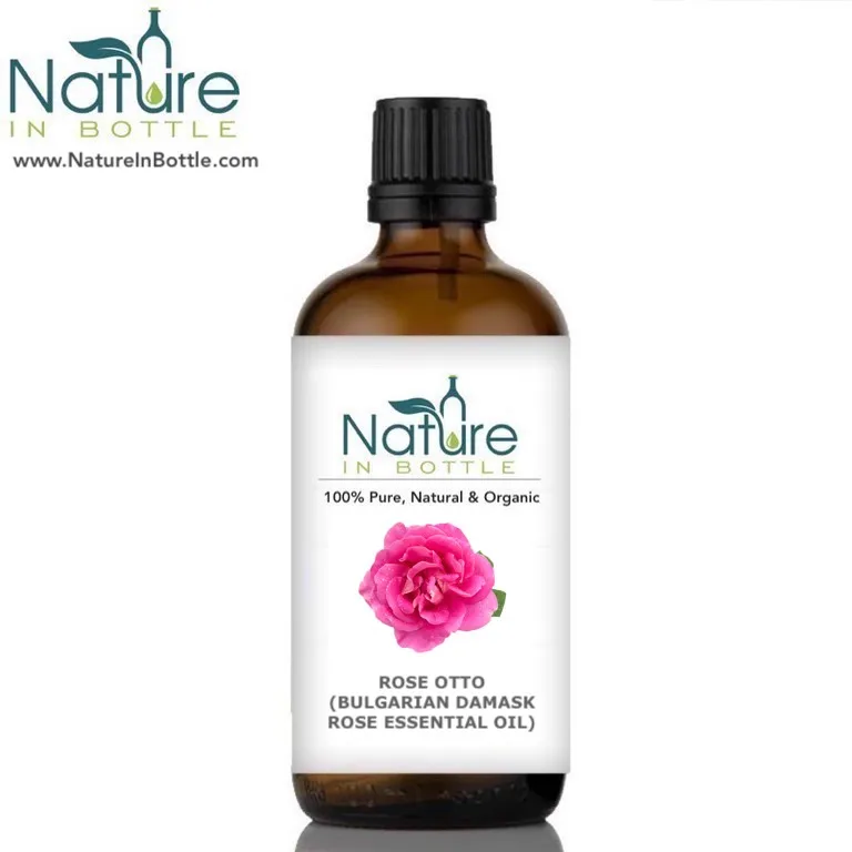 Organic Rose Oil | Bulgarian Rose Essential Oil | Damask Rose Otto Bulgaria - Pure & Natural Steam Distilled Essential Oils