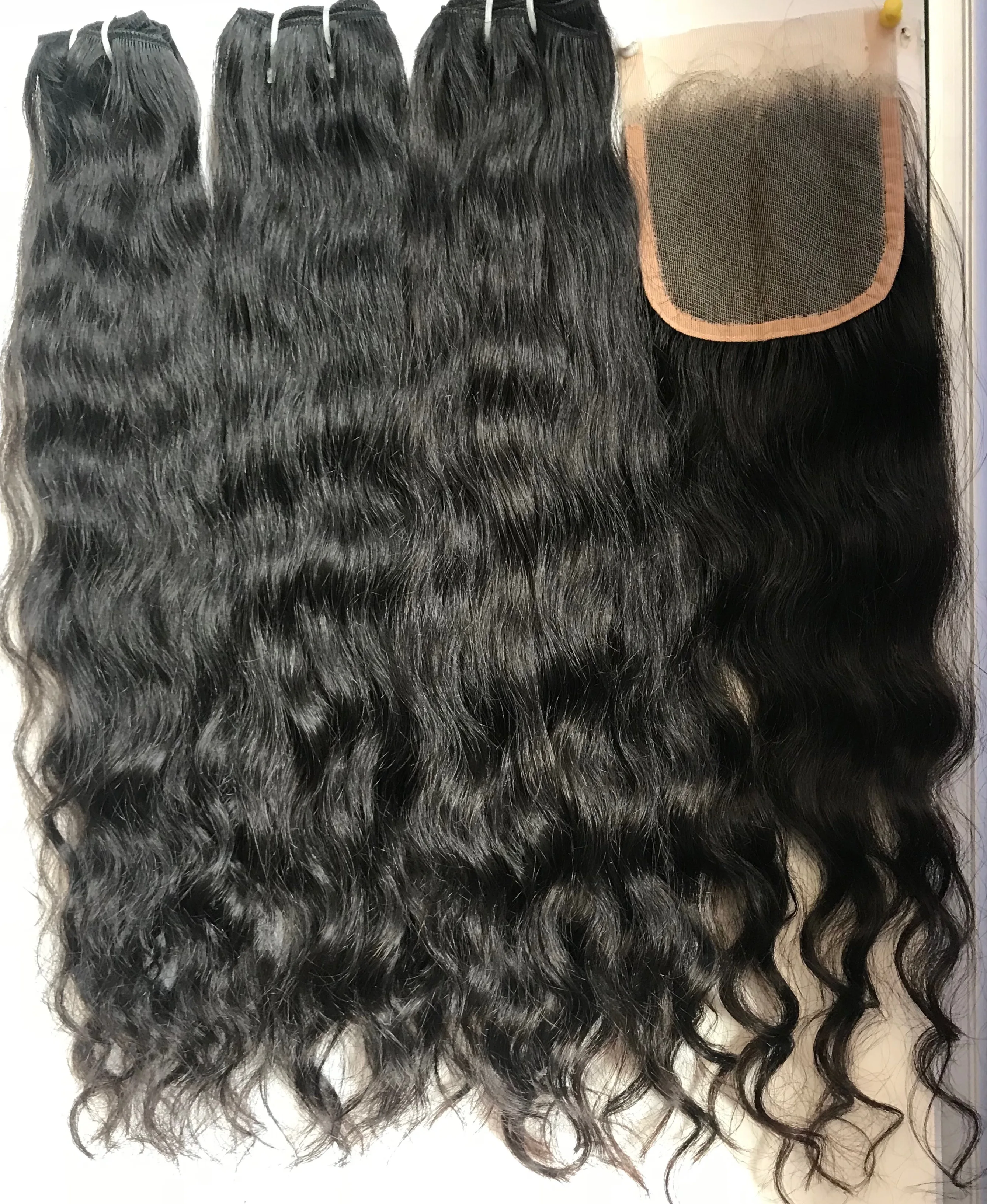 Wholesale 100% Full Cuticle Aligned Temple Virgin Raw Indian Hair, Human Hair Bundle