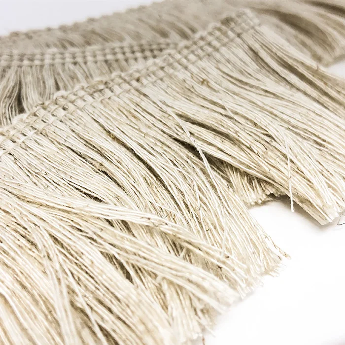 Natural fringe trimmings