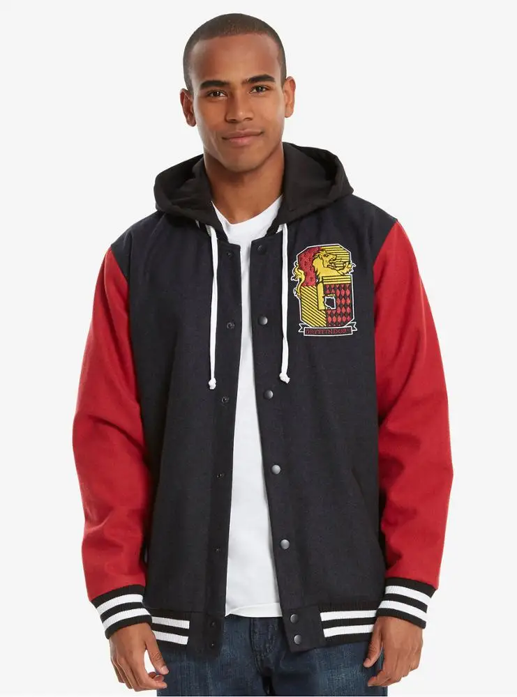 Varsity Jacket Casual Wool Adults Winter Solid Loose Support 100% Polyester Fiber Filling Customized Logo Accept 1 Pc Wool Shell