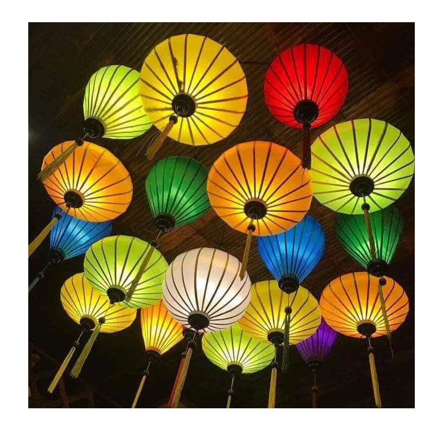 Вьетнамский подвесной Шелковый фонарь ручной работы из бамбука для украшения дома из бамбука (0084587176063 год, whatsap, песчаный)