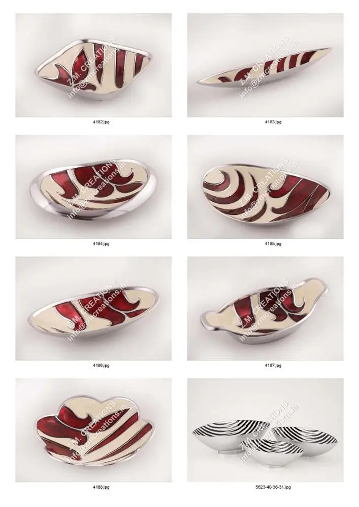 High Quality Custom Aluminium Enamel Bowl Popular Sustainable Ceramic Metal Decorative Tableware Hot Selling Popcorn Serving Pot