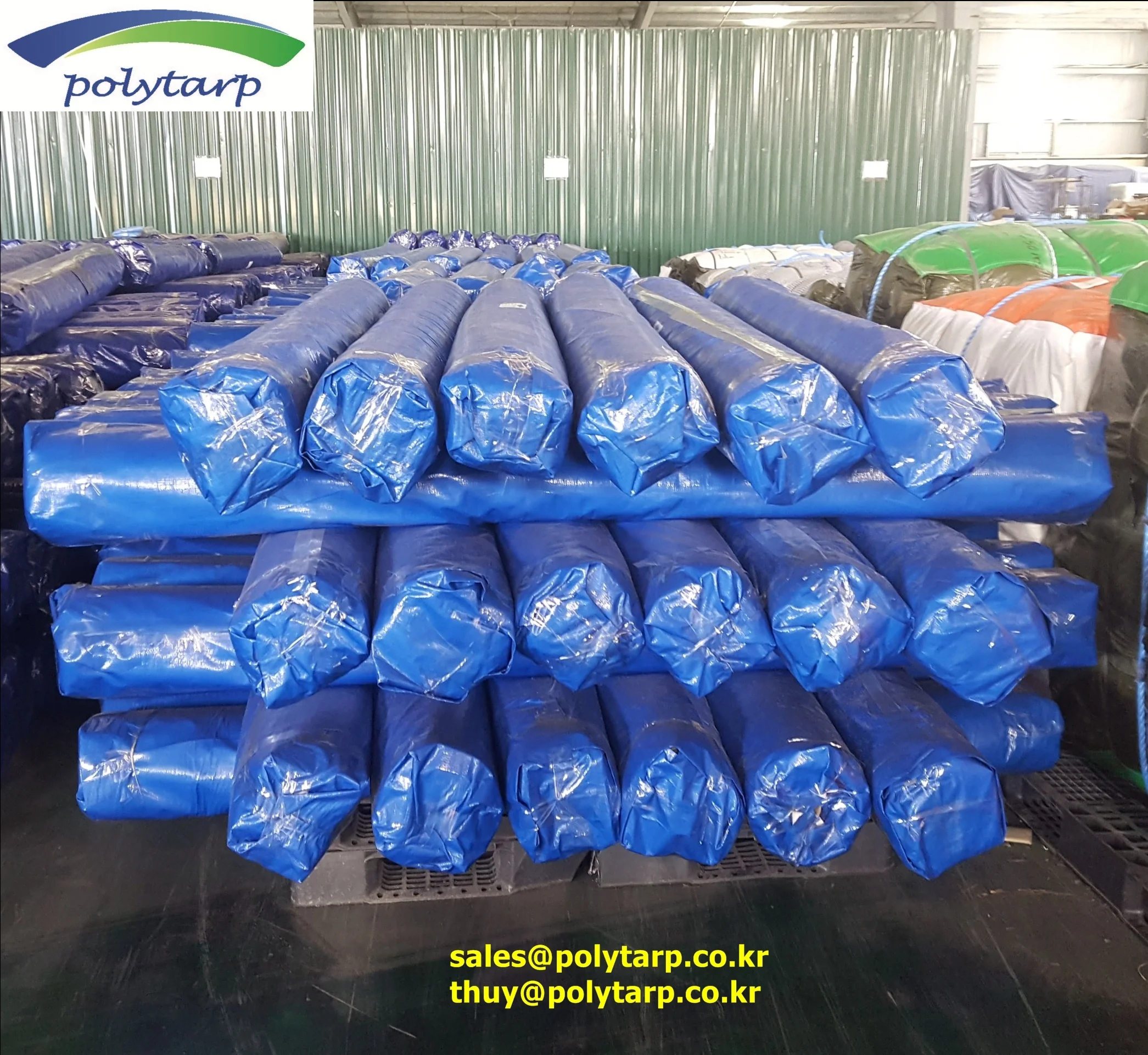 Rolled PE Tarpaulin made in Vietnam - High quality - Uv Treatment - Customized request
