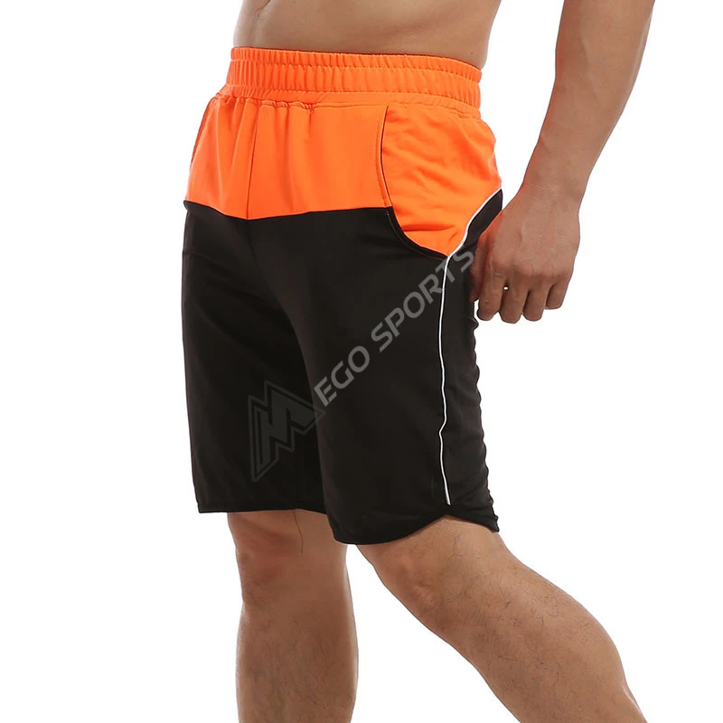 Шорты мужские спортивные быстросохнущие, повседневные свободные штаны из полиэстера, для бега, бодибилдинга, спортивная одежда