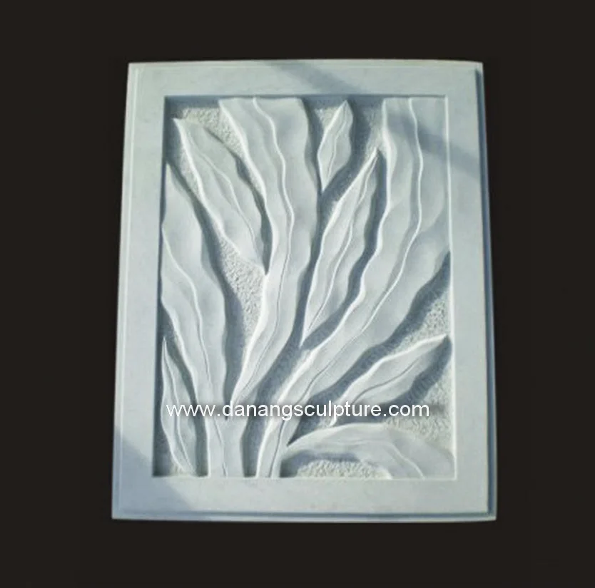 Custom Home Decoration Flower stone relief natural stone wall panels exterior stone wall panels outdoor